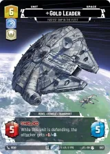 Gold Leader - Fastest Ship in the Fleet (Prestige Foil) (JTL-1057)