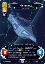 Invincible - Naval Adversary (Prestige Foil) (JTL-1076)