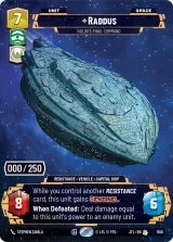 Raddus - Holdo's Final Command (Serialized) (JTL-1100)