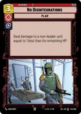 No Disintegrations (JTL-144)