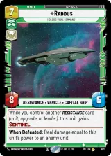 Raddus - Holdo's Final Command (Foil) (JTL-602)
