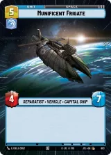 Munificent Frigate (Hyperspace Foil) (JTL-803)