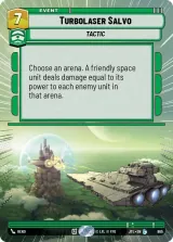 Turbolaser Salvo (Hyperspace Foil) (JTL-865)