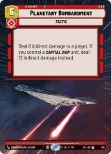 Planetary Bombardment (Hyperspace Foil) (JTL-915)