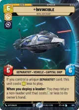 Invincible - Naval Adversary (Hyperspace Foil) (JTL-925)
