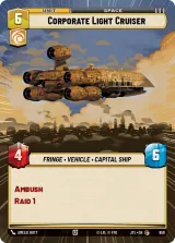 Corporate Light Cruiser (Hyperspace Foil) (JTL-959)