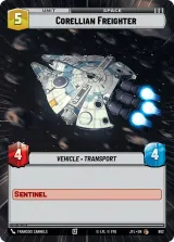Corellian Freighter (Hyperspace Foil) (JTL-992)