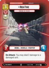 Red Five - Running the Trench (Foil) (JTL-WPP-032)