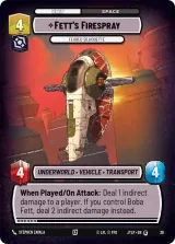 Fett's Firespray - Feared Silhouette (Foil) (JTL-WPP-038)