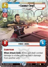 Chirrut Imwe - I Don't Need Luck (Hyperspace Foil) (LAW-548)