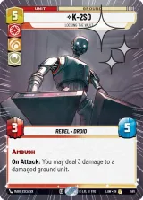 K-2S0 - Locking the Vault (Hyperspace Foil) (LAW-581)