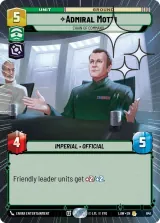 Admiral Motti - Chain of Command (Hyperspace Foil) (LAW-641)