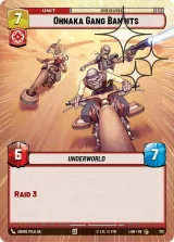 Ohnaka Gang Bandits (Hyperspace Foil) (LAW-701)