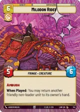 Milodon Rider (Hyperspace Foil) (LAW-742)