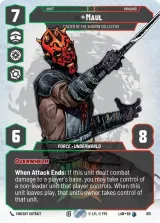 Maul - Master of the Shadow Collective (Prestige) (LAW-815)