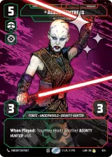 Asajj Ventress - Reluctant Hunter (Prestige Foil) (LAW-824)