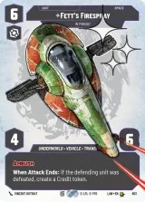 Fett's Firespray - In Pursuit (Prestige Foil) (LAW-853)