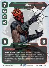 Maul - Master of the Shadow Collective (Prestige Foil) (LAW-854)