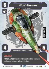 Fett's Firespray - In Pursuit (Serialized) (LAW-892)