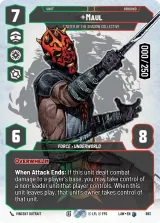 Maul - Master of the Shadow Collective (Serialized) (LAW-893)