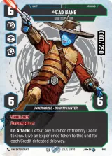 Cad Bane - Now It's My Turn (Serialized) (LAW-896)