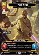 Mace Windu - Leaping into Action (Serialized) (LOF-1148)