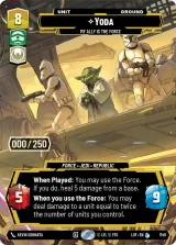 Yoda - My Ally is the Force (Serialized) (LOF-1149)