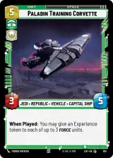Paladin Training Corvette (Foil) (LOF-601)
