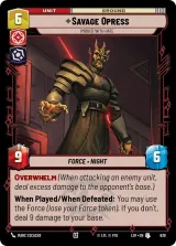 Savage Opress - Imbued With Hate (Foil) (LOF-639)