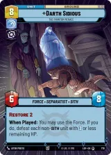 Darth Sidious - The Phantom Menace (Hyperspace Foil) (LOF-779)