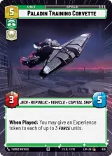 Paladin Training Corvette (Hyperspace Foil) (LOF-839)