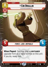 Cin Drallig - Esteemed Blademaster (Hyperspace Foil) (LOF-890)