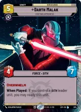 Darth Malak - Covetous Apprentice (Hyperspace Foil) (LOF-974)