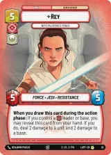 Rey - With Palpatine's Power (Foil) (LOFWPP-029)
