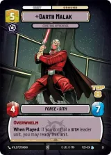 Darth Malak - Covetous Apprentice (Top 8) (OPP-021)