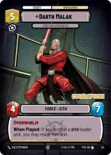 Darth Malak - Covetous Apprentice (Champion) (OPP-024)