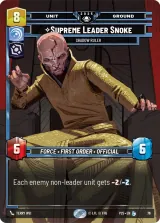 Supreme Leader Snoke - Shadow Ruler (OPP-076)