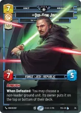 Qui-Gon Jinn - The Negotiations Will Be Short (OPP-094)