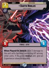 Darth Nihilus - Lord of Hunger (Hyperspace Foil) (SEC-1000)