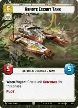 Remote Escort Tank (Hyperspace Foil) (SEC-1011)