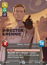 Director Krennic - I Lose Nothing But Time (Prestige Foil) (SEC-1093)