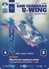 Saw Gerrera's U-Wing - Breaking the Rules (Prestige Foil) (SEC-1121)