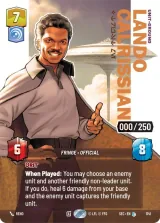 Lando Calrissian - Trust Me (Serialized) (SEC-1141)