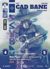 Cad Bane - Impressed Now? (Serialized) (SEC-1156)