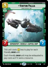 Vuutun Palaa - Droid Control Ship (Foil) (SEC-632)