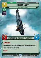 First Light - Threatening Elegance (Hyperspace Foil) (SEC-844)