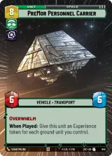 PreMor Personnel Carrier (Hyperspace Foil) (SEC-845)