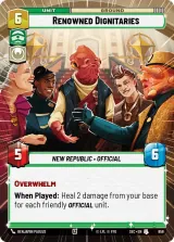Renowned Dignitaries (Hyperspace Foil) (SEC-858)