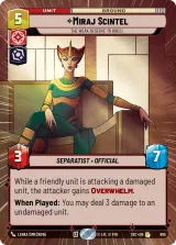 Miraj Scintel - The Weak Deserve to Kneel (Hyperspace Foil) (SEC-895)