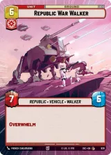 Republic War Walker (Hyperspace Foil) (SEC-929)
